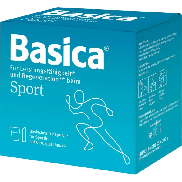 Maisto papildas BASICA SPORT granulės geriamajam tirpalui paketėlyje N50